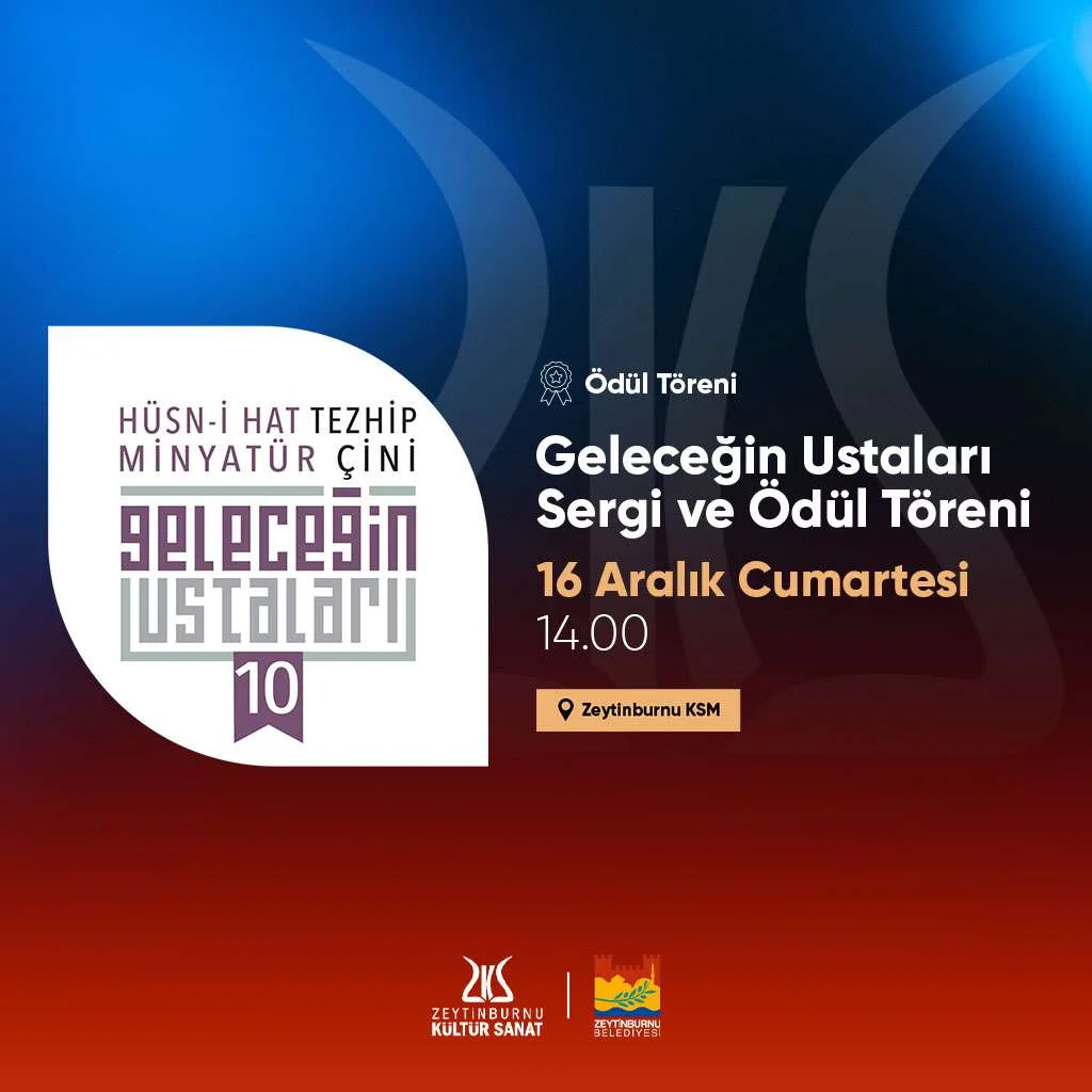 GELECEĞİN USTALARI GELENEKSEL SANATLAR TASARIM YARIŞMASI ÖDÜL TÖRENİ ZKSM’DE YAPILDI